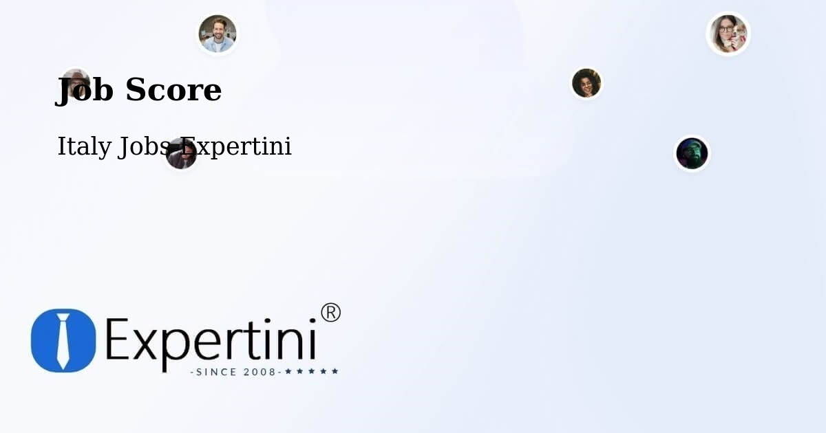 Job Score & Job Description Score Tool – Bientina - Italy Jobs Expertini